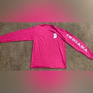 Pink Indiana long sleeve tshirt. Size XL